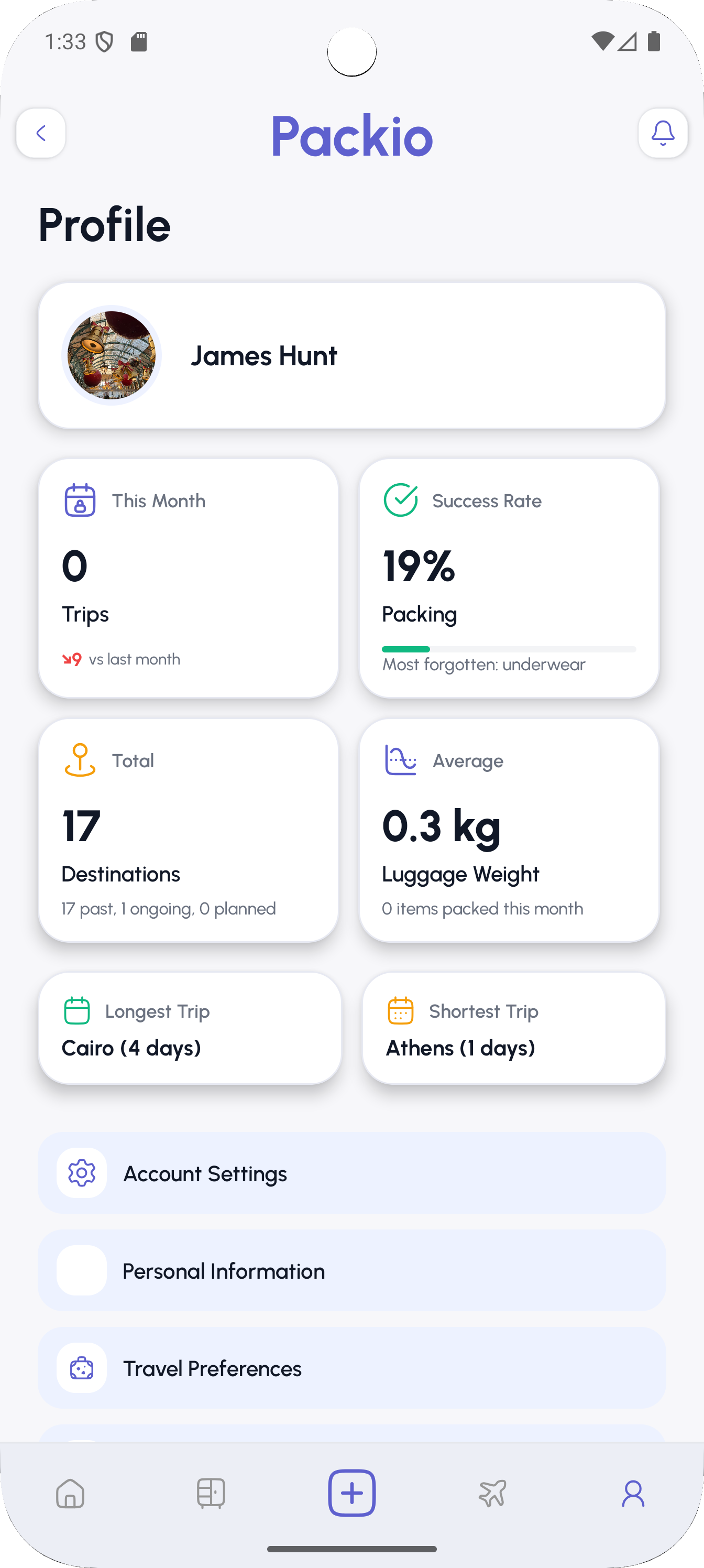 Packio Profil Sayfası